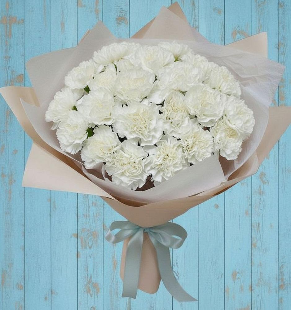 Букет цветов из: Гвоздики в Абадзехском