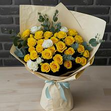 Букет цветов из:  Розы #REPLACE_PRED# Абадзехском