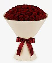 Букет 101 Бордовая роза Блэк Бакарра в Абадзехском