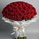 Букет 101 Красная роза Блэк Мэджик в Абадзехском