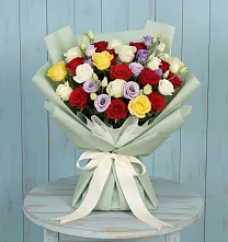 Букет цветов из:  Розы в Абадзехском