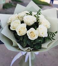 Букет Белые розы Проуд в Абадзехском
