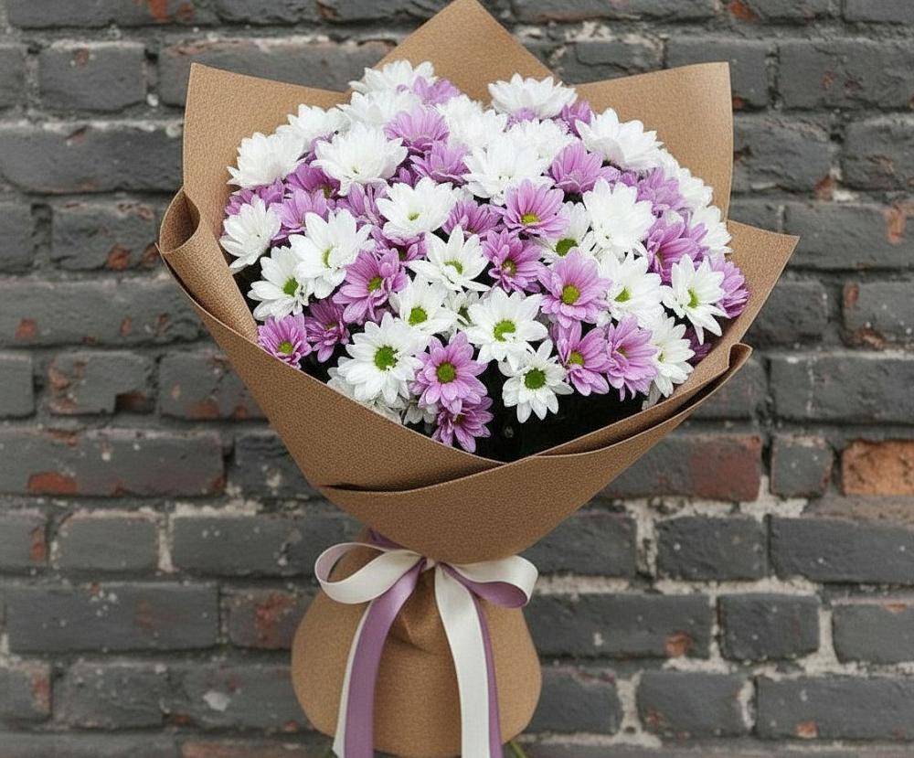 Букет цветов из: Хризантемы в Абадзехском