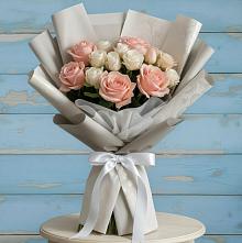 Букет цветов из:  Розы #REPLACE_PRED# Абадзехском