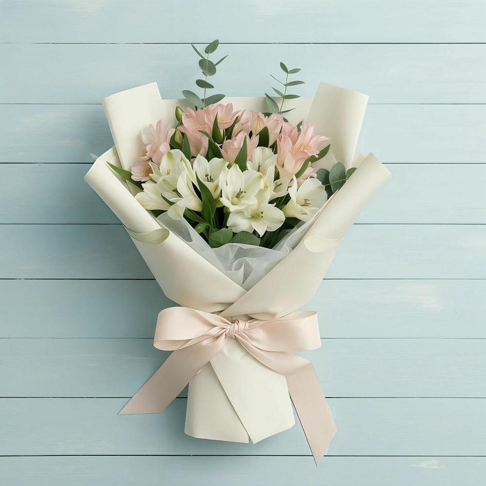 Букет цветов из: Альстромерии в Абадзехском